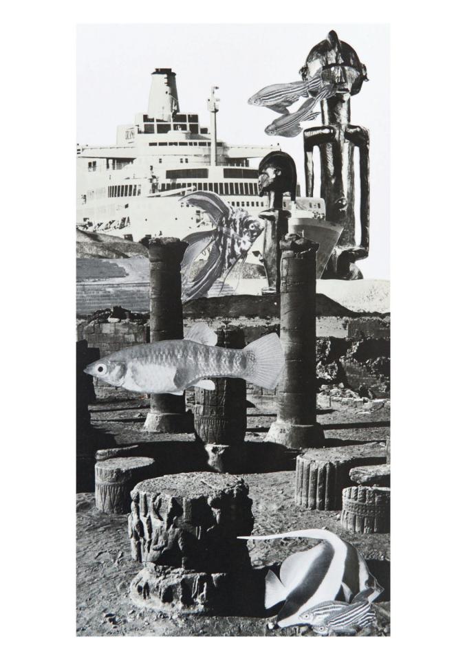 Les Géants #2, 2017. Collage, 39 x 20 cm