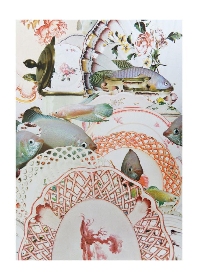 Dinette, 2017. Collage, 36,1 x 25 cm.